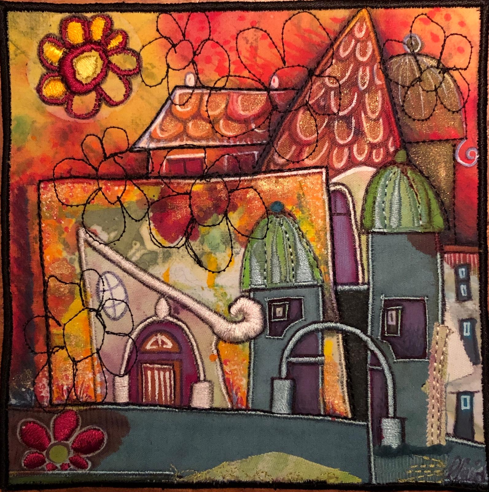 Maisons fleuries — Olivia Uffer